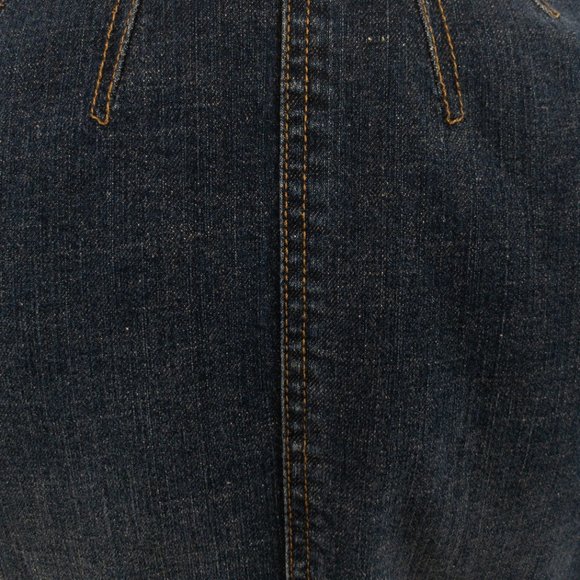 Nordstrom 90s M Cotton Stretchy Moto Jean Jacket - Picture 8 of 14